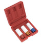 Sealey Alloy Wheel Impact Socket Set 3pc 1/2"Sq Drive SX031