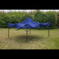 Dellonda Premium 3 x 3m Pop-Up Gazebo, PVC Coated, Water Resistant Fabric, Supplied with Carry Bag, Rope, Stakes & Weight Bags - Blue Canopy DG131