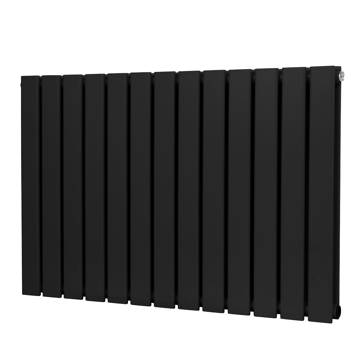 Baridi Horizontal Radiator Contemporary Double Flat Panel Design 600 x 910mm