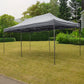 Dellonda Premium 3x6m Pop-Up Gazebo Water Resistant w/Carry Bag/Rope/Stakes Grey