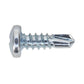 Sealey Self Drill Screw 4.2x13mm Pan Head Phillips Zinc Pk of 100 SDPH4213
