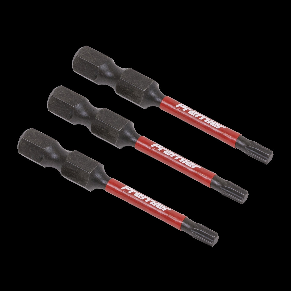 Sealey Premier TRX-Star* T15 Impact Power Tool Bits 50mm - 3pc AK8241