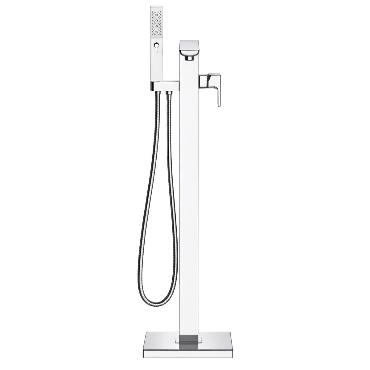 Baridi Freestanding Bath Mixer Tap with Shower - Chrome DH400