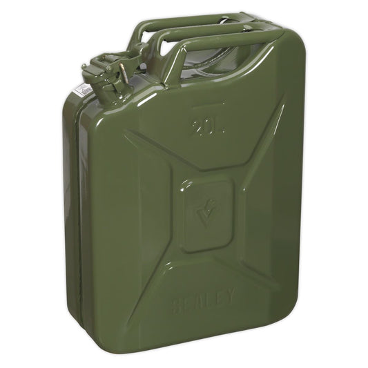 Sealey Jerry Can 20L - Green JC20G
