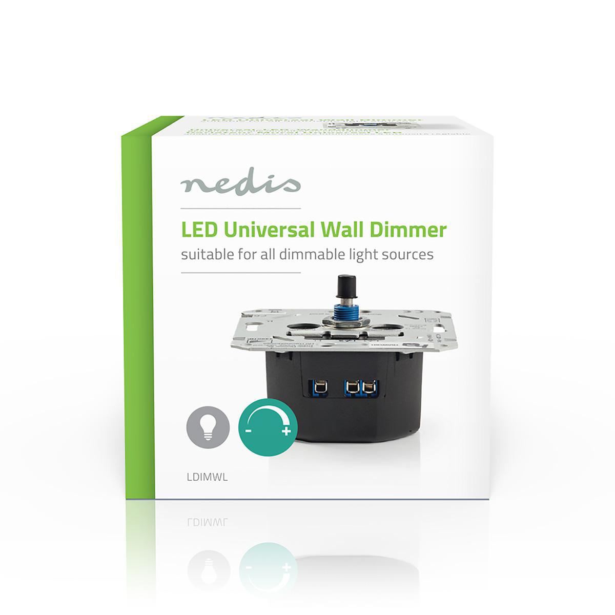 Nedis Light Dimmer Wall 1- 150W LDIMWL