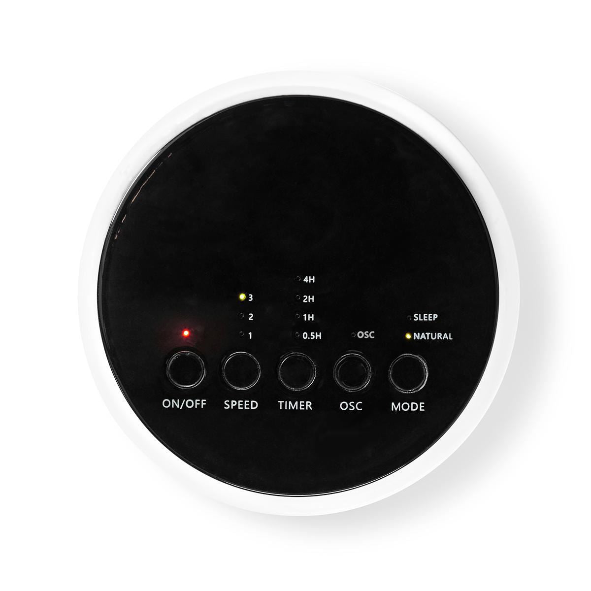 Nedis Tower Fan Height 76 cm 3-Speed Oscillation 50W Remote control White/Black - FNTR13CWT40