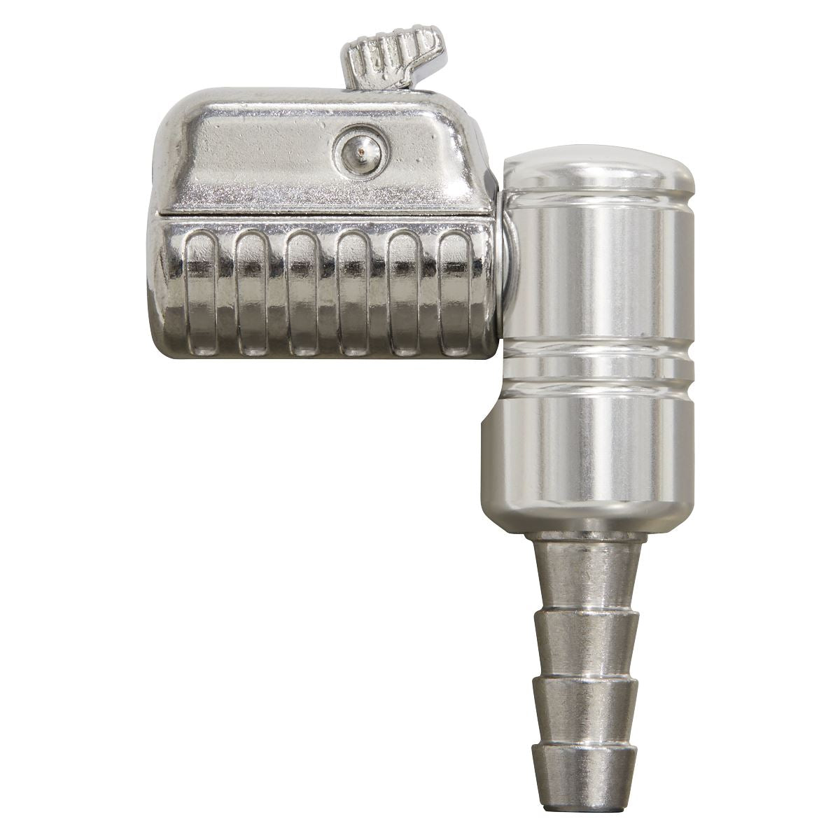 Sealey 90 Angled Swivel Tyre Inflator Clip-On Connector 8mm Bore PCL8A