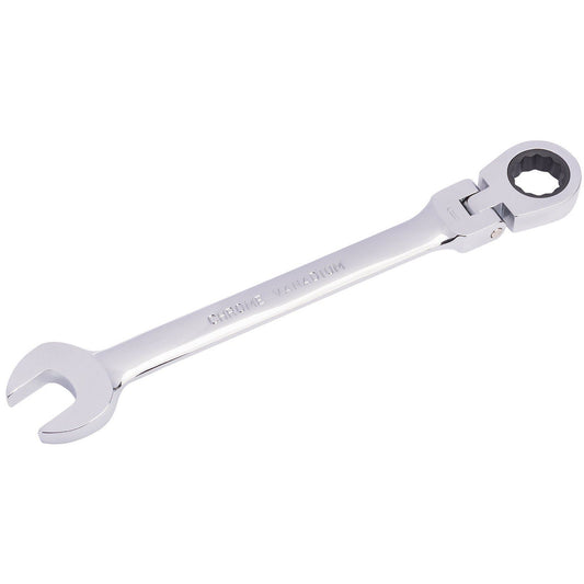 Draper 8230FmmB 17mm Flexi Head Ratchet Combi Spanner - 52019