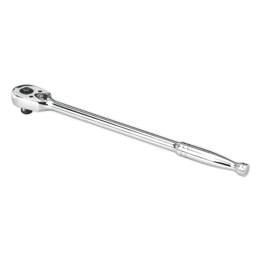 Sealey Ratchet Wrench Long Pattern 375mm 1/2"Sq Dr Pear-Head AK662L