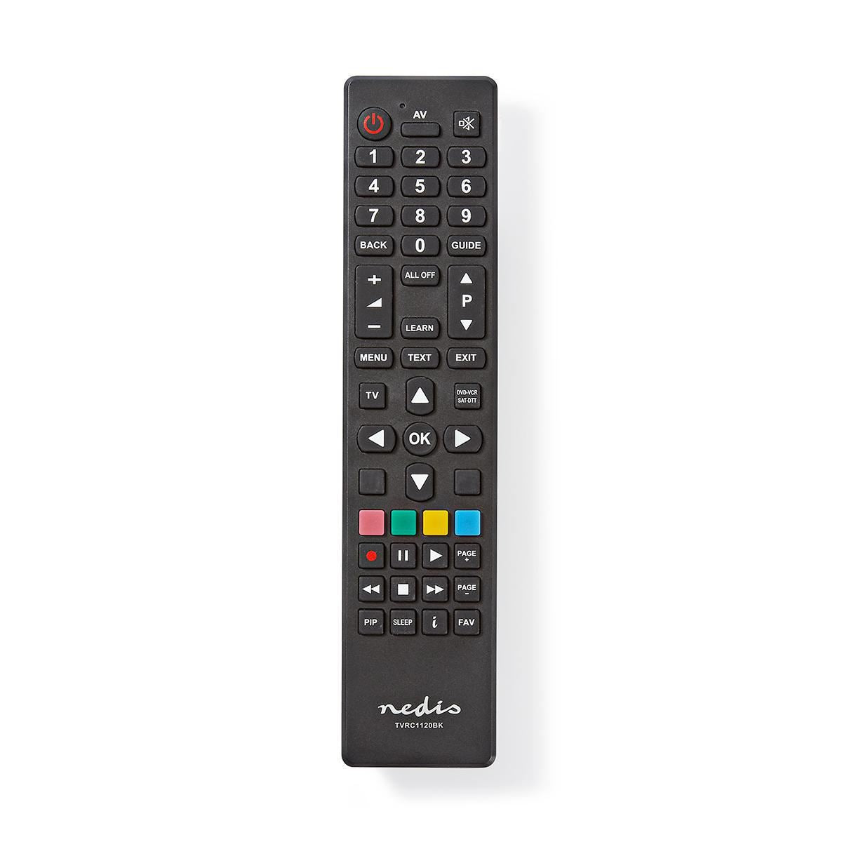 Nedis Universal Remote Control PC programmable Control 2 Devices - TVRC1120BK