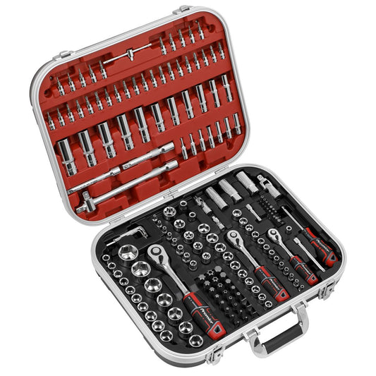 Sealey Socket Set 172pc 1/4", 3/8" & 1/2"Sq Drive WallDrive� AK7981