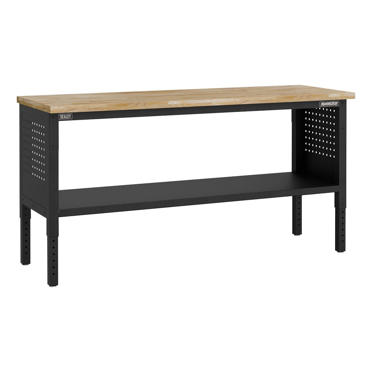 Sealey Superline Pro Modular Workbench 6 Drawers, Cupboard Wooden Worktop 1830mm