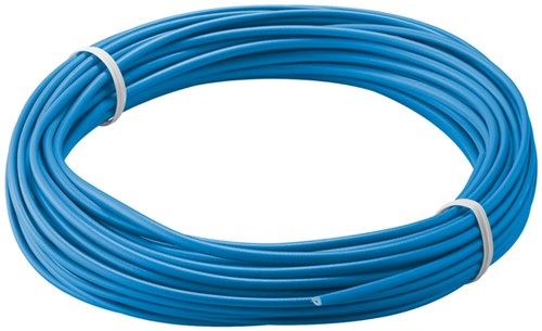 Goobay Insulated copper wire blue 10m 1-wire multistrand 18 x 0.1 mm 10m 55039