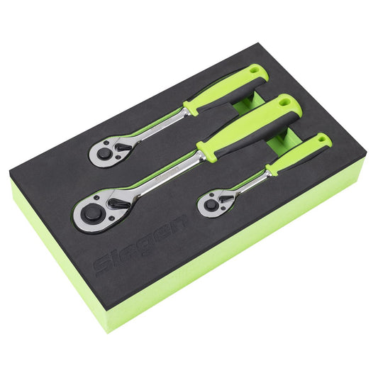 Sealey Siegen Ratchet Wrench Set 3pc S01331