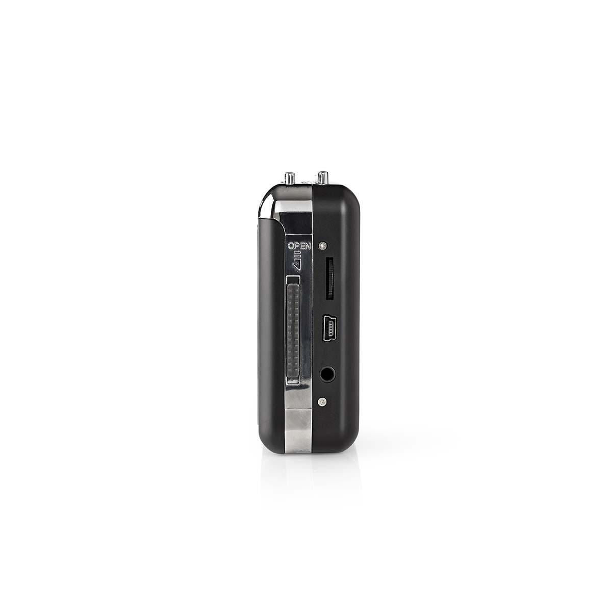 Nedis Portable USB Cassette to MP3 Converter with USB Cable and Software - ACGRU100GY