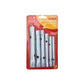6x Tubular Box Wrench Set 6mm To 17mm Tube Spanners Deep Metric Socket Set - K1150