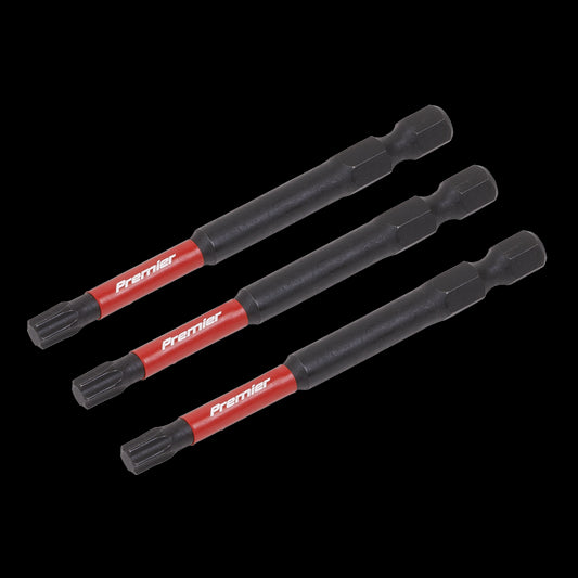 Sealey Premier TRX Star* T27 Impact Power Tool Bits 75mm - 3pc AK8269