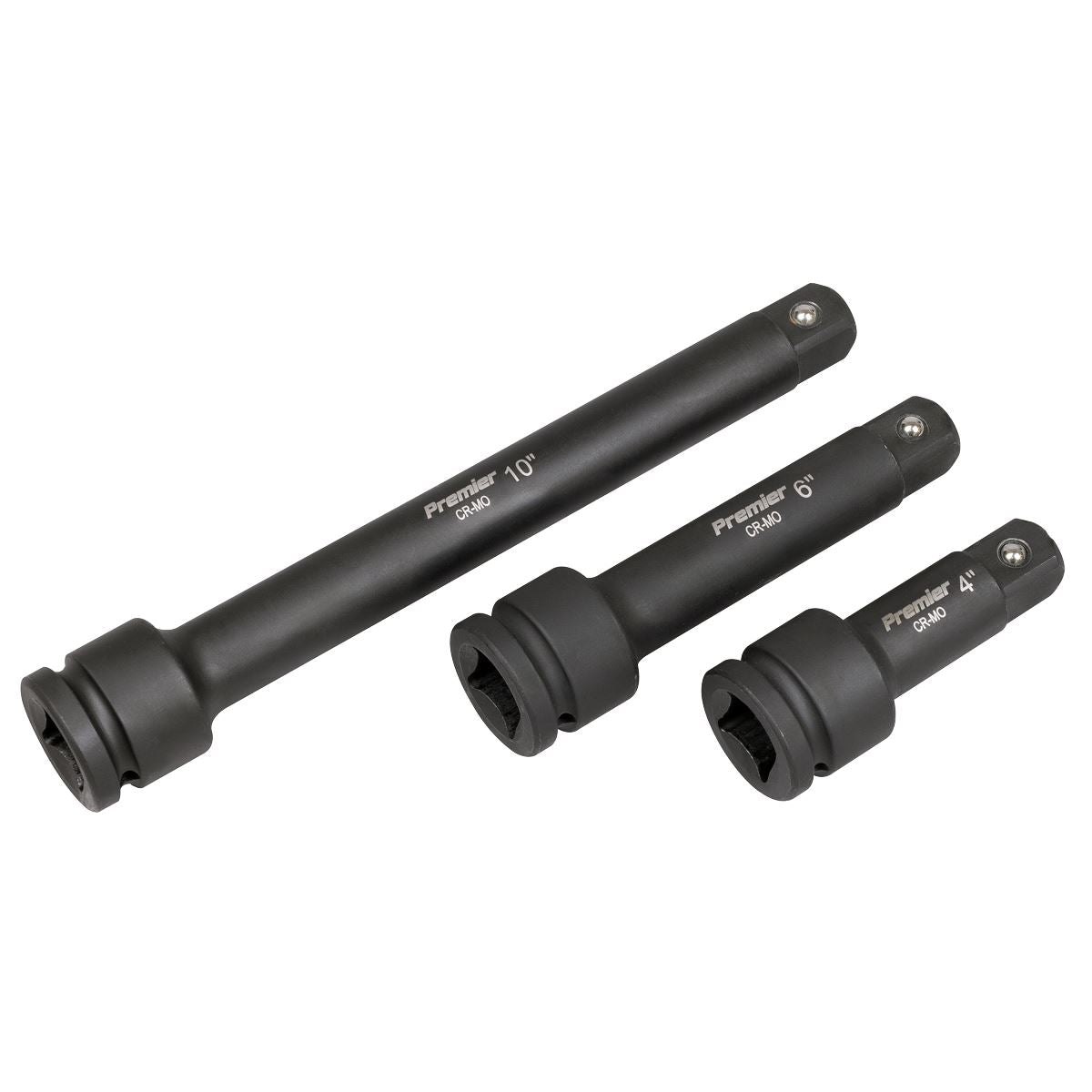 Sealey Premier Impact Extension Bar Set 3/4"Sq Drive 3pc AK5515