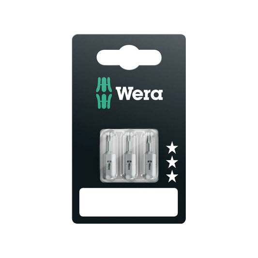 Wera 840/1Z Sb Bit Hex 2/2.5/3 Extra Tough Carded Pk3 073342