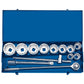 Draper 1" Sq. Dr. Metric Socket Set in Metal case (13 Piece) - 16441