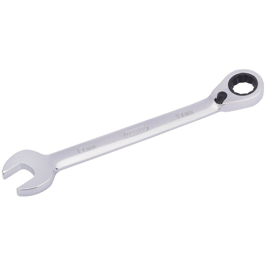 Draper 17mm Draper Hi-Torq Metric Reversible Ratcheting Combination Spanner - 52005