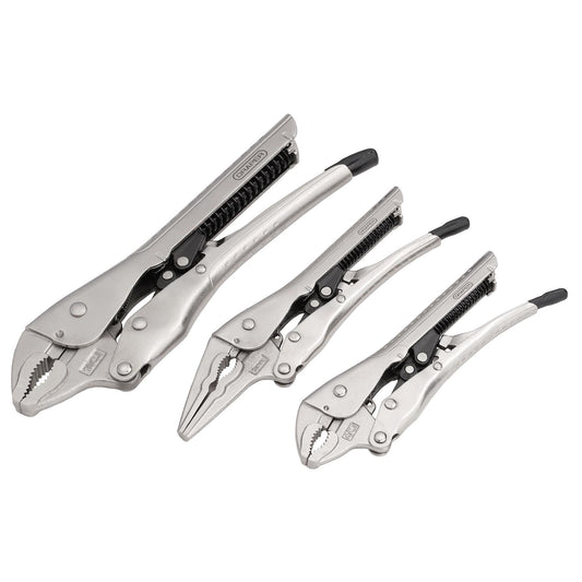 Draper Auto Locking Pliers Set (3 Piece)
