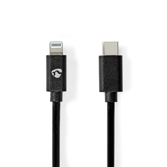 Lightning Cable USB2.0  Lightning 8-Pin USB-C Male 480Mbps Nickel 2m Envelope
