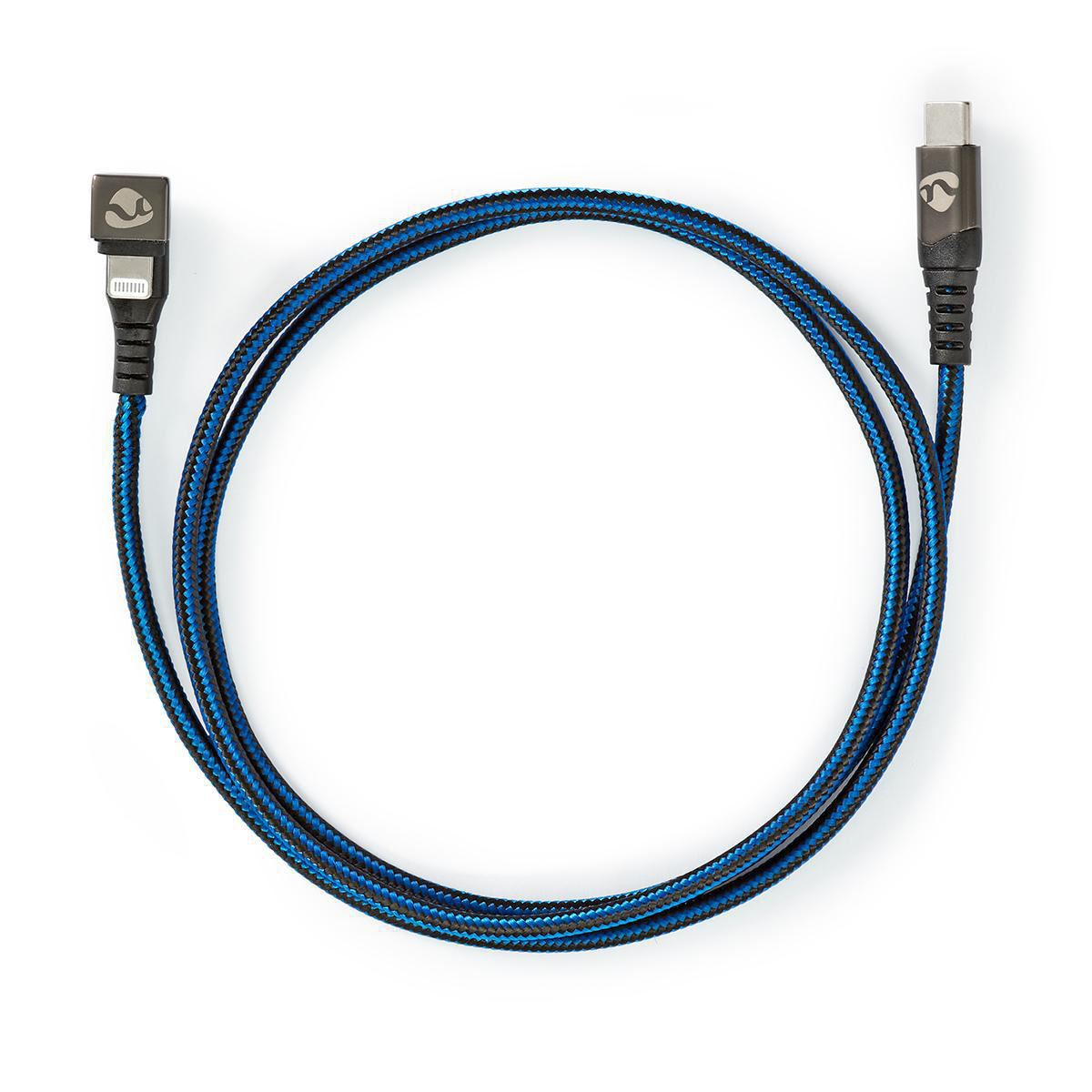 Nedis USB Cable USB 2.0 Apple Lightning 8-Pin USB Type-C Male 480 Mbps 60W 2m - GCTB39650AL20