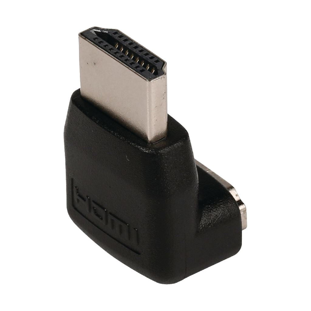 Glaxio HDMI adapter HDMI connector 90° angled to HDMI input black - CVGB34901BK