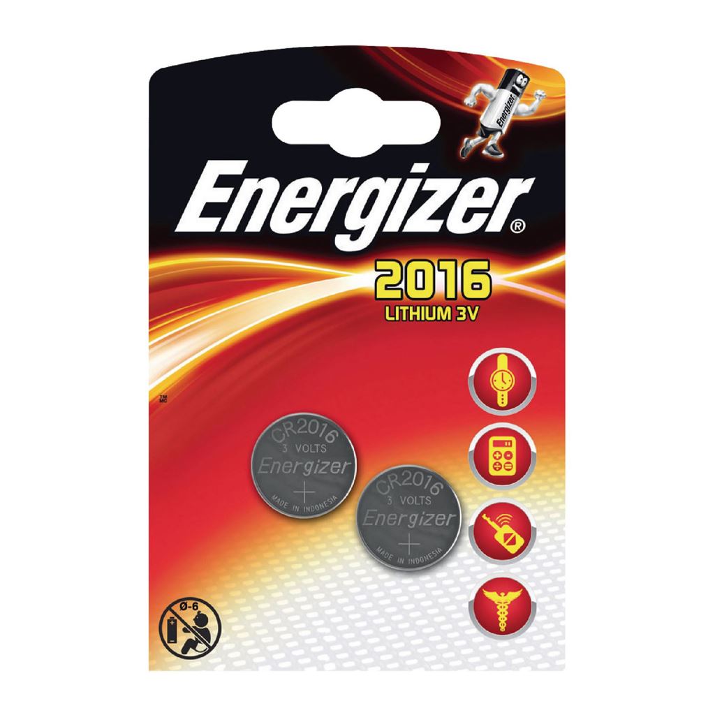 Energizer CR2016 2-blister - EN-638711