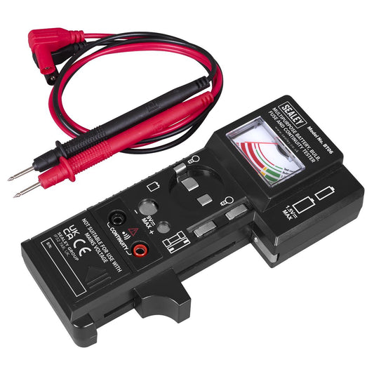 Sealey Multipurpose Battery, Bulb, Fuse & Continuity Tester BT06
