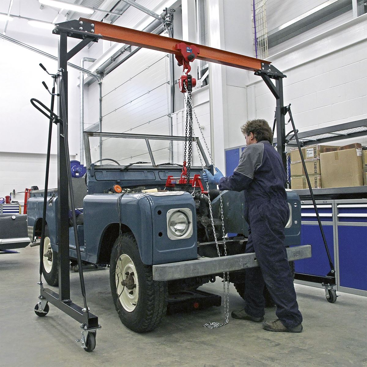 Sealey Portable Gantry Crane Adjustable 1 tonne SG1000