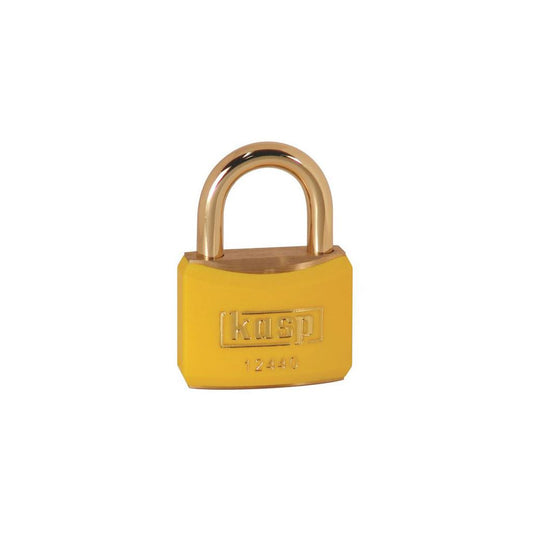 Kasp 124 Padlock 40mm Yellow KA24405 K12440YELA1