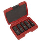 Deep Impact Socket Set 1/2"Sq Drive 80mm Double Ended 18.5-22.5mm - 5pc SX1820