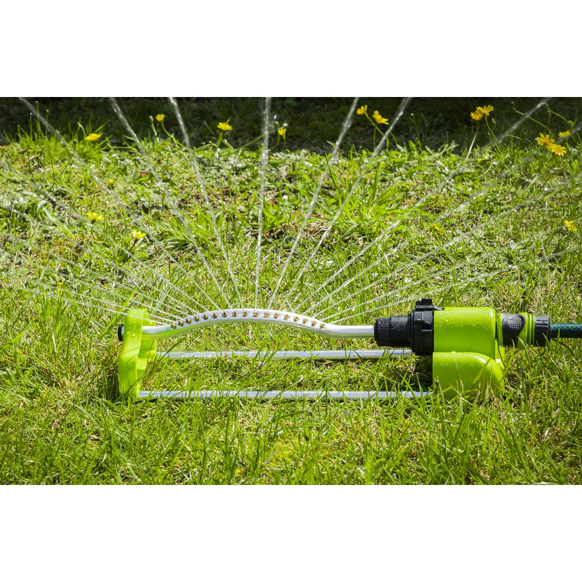 Sealey Oscillating Sprinkler - Brass Heads 17 Nozzle JS2122
