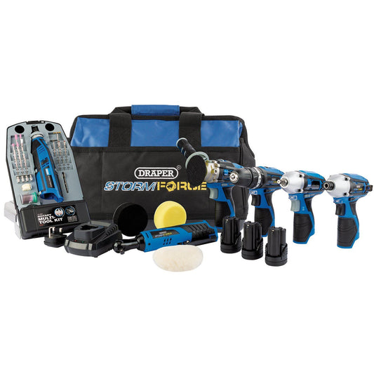Draper Storm Force 10.8V Power Interchange Kit (11 Piece) - 93445