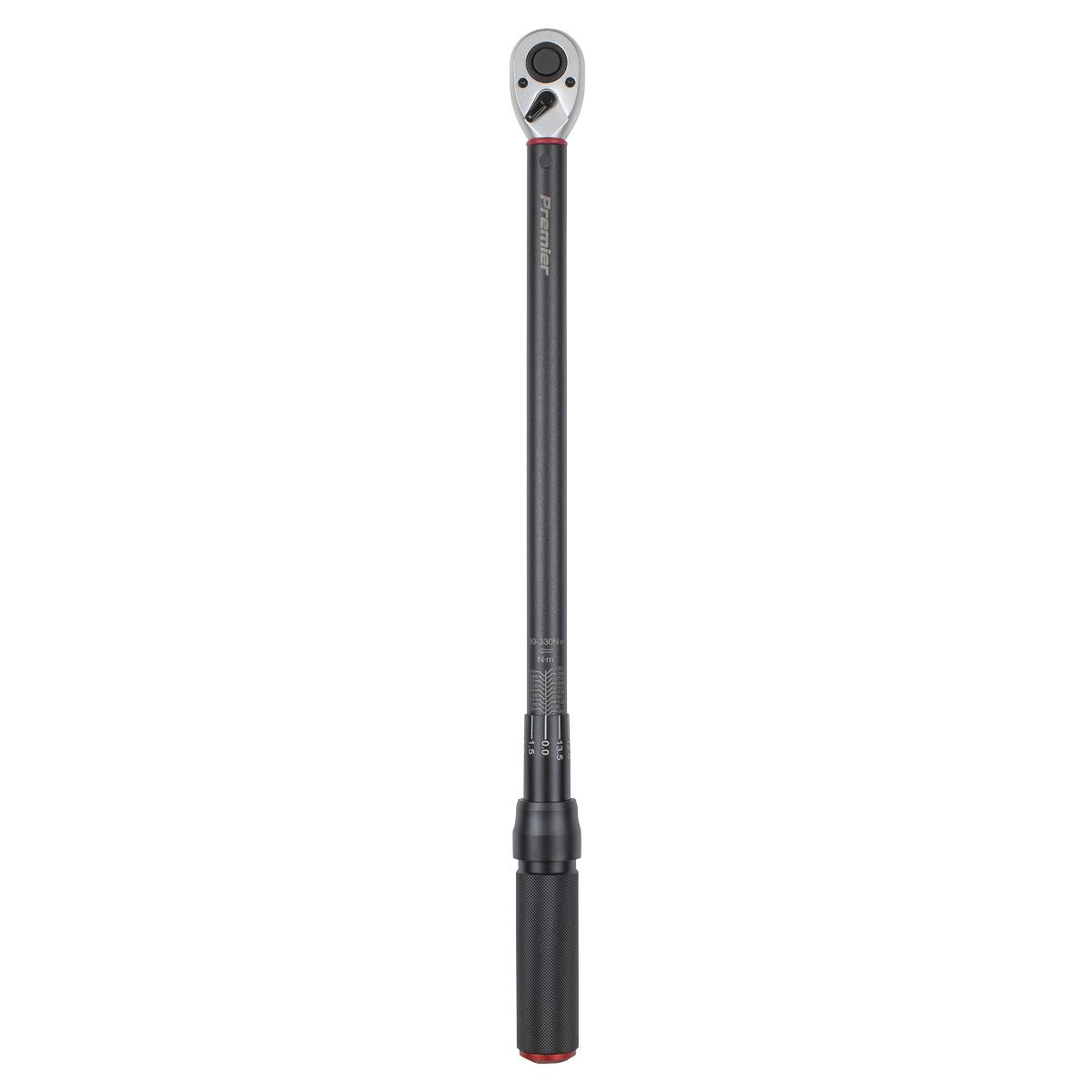 Sealey Premier Torque Wrench Micrometer Style 1/2"Sq Drive Calibrated 60-330Nm
