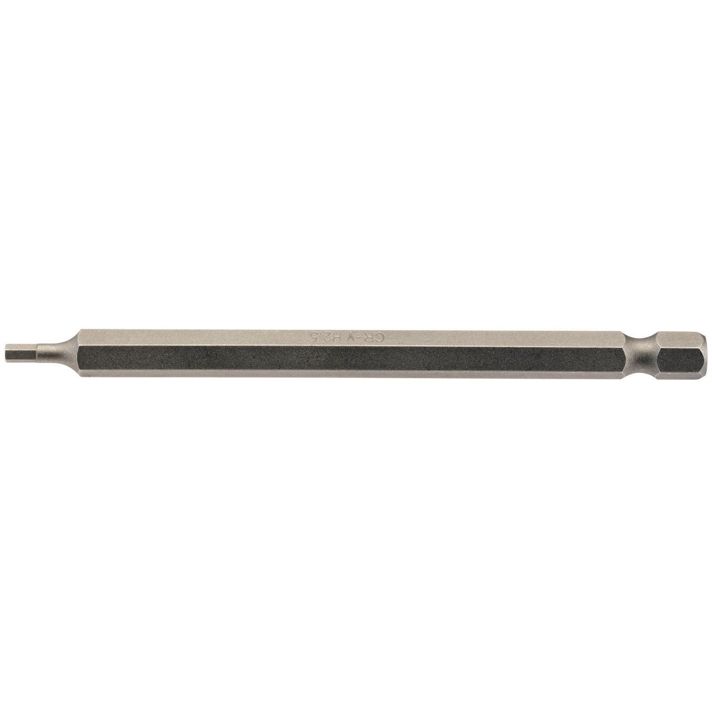 Draper 64371 2.5mm 1/4" Hex. Hexagonal Insert Bit 100mm Long x 1