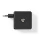 Nedis Wall Charger 3.0A USB (QC)/USB-C Power Delivery 30W Black WCPD30W110BK
