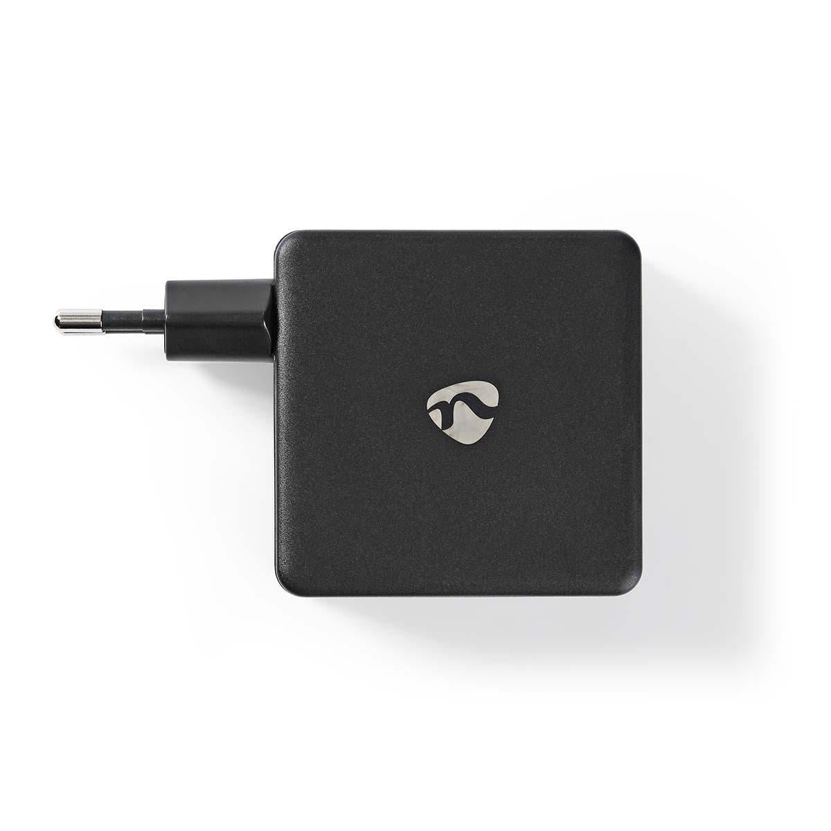 Nedis Wall Charger 3.0A USB (QC)/USB-C Power Delivery 30W Black WCPD30W110BK