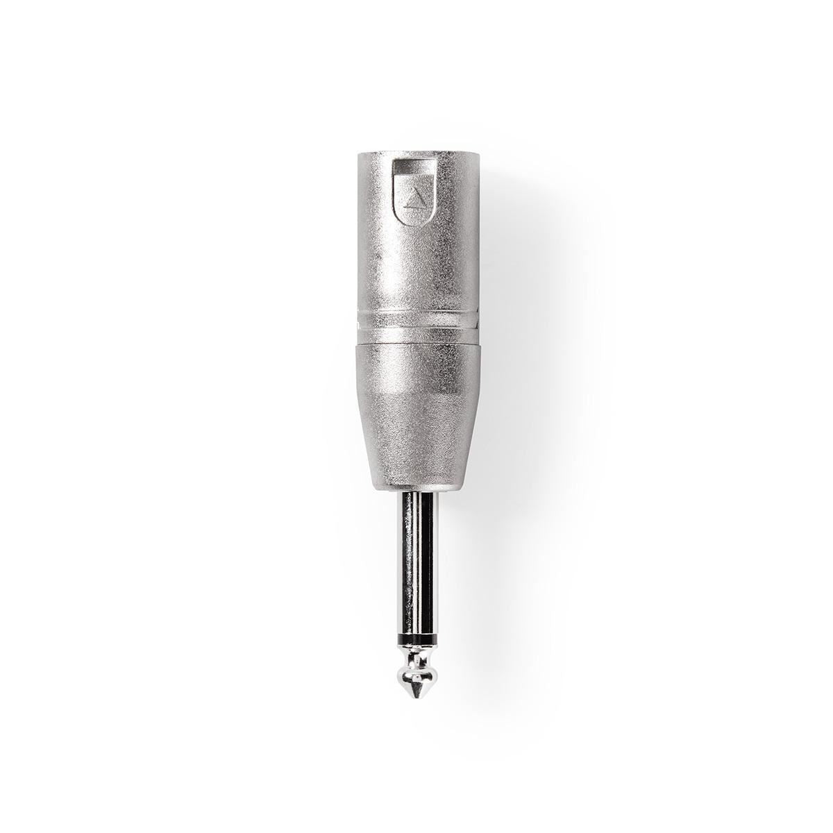 Nedis XLR Adapter XLR 3-pin Male to 6.35mm Male 10 pieces Metal CAGP15942ME