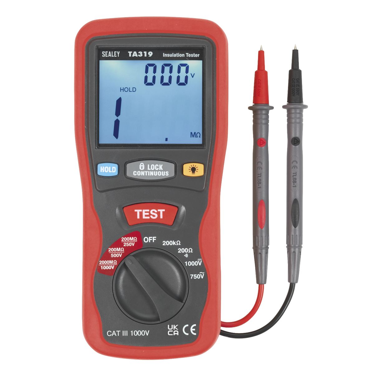 Sealey Digital Insulation Tester TA319