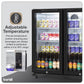 Baridi Hinged Double Door, Back Bar Drinks Fridge/Cooler, 190L Capacity DH272