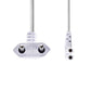 Nedis Power Cable Euro Plug to IEC-320-C7 3m White PCGP11055WT30