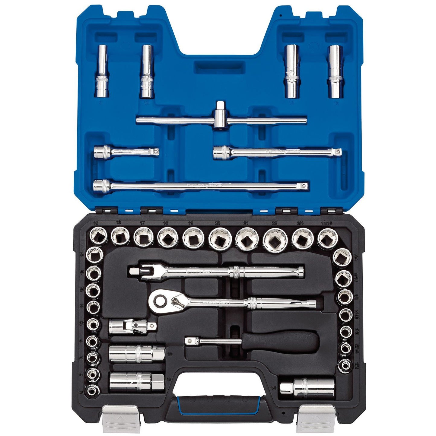 Draper 3/8" Square Drive Combined mm/AF Socket Set (41 Piece) -No. 16465