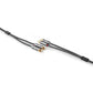 Nedis 2m Stereo Audio Cable 2x RCA Male to 2x RCA Male Gun Metal Grey Braided - CATB24200GY20