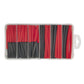 Sealey Heat Shrink Tubing Assortment 180pc 50 & 100mm Black & Red HST501BR