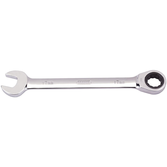 Draper 17mm Metric Ratcheting Combination Spanner - 31014