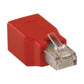 Glaxio Network adapter RJ45 male to RJ45 female red - VLCB89251R