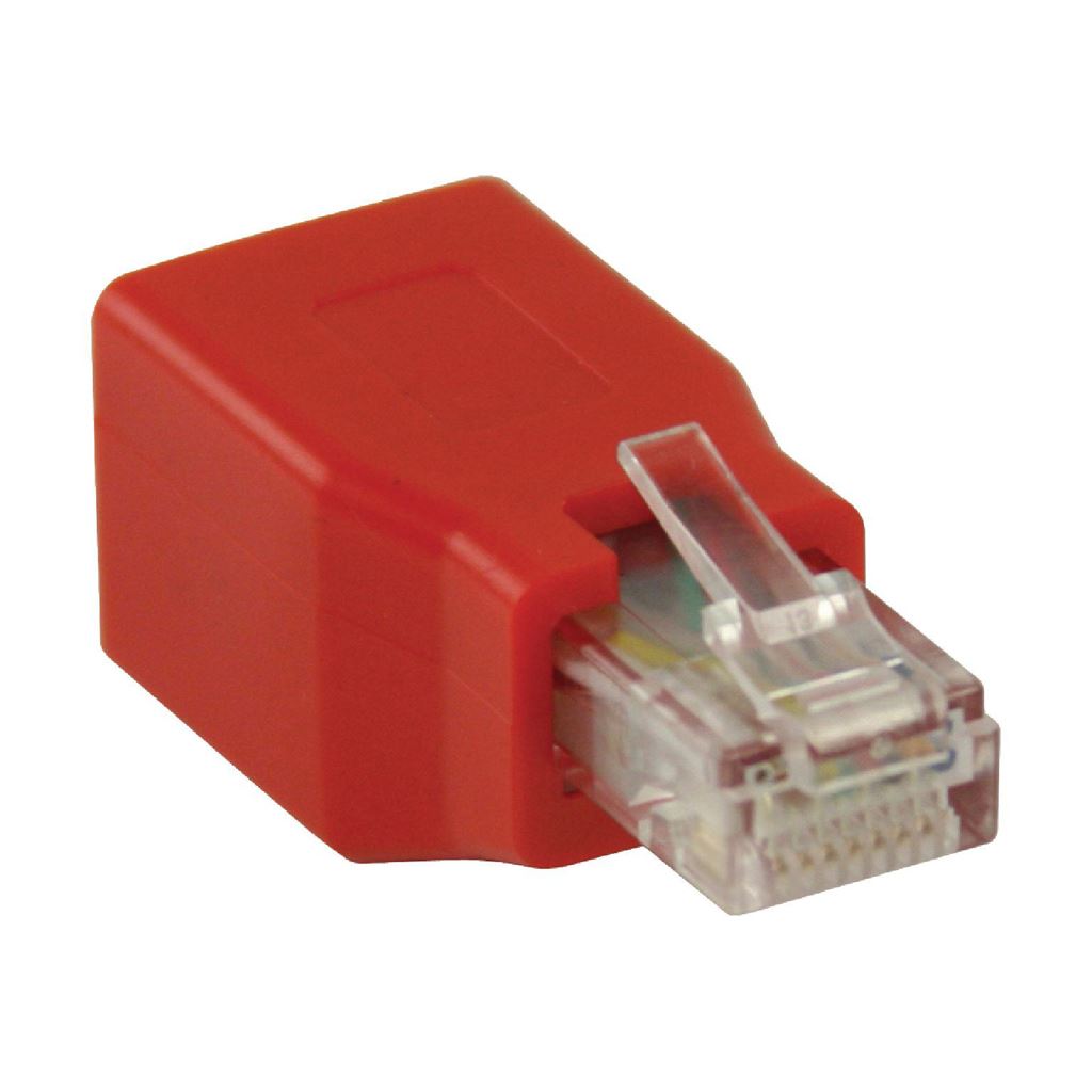 Glaxio Network adapter RJ45 male to RJ45 female red - VLCB89251R